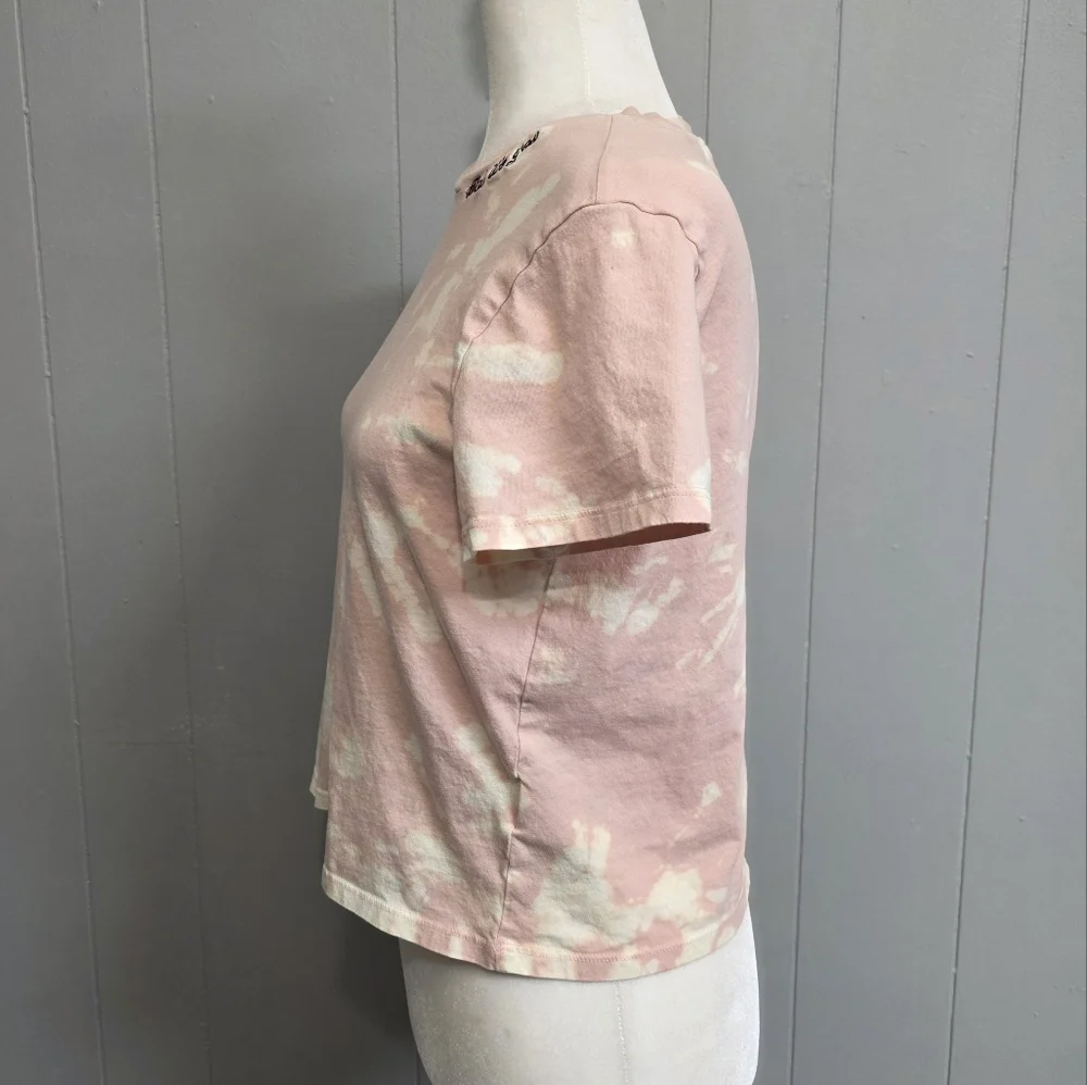 H&M Divided Baby It You Bleach Dye Top Size M - Picture 5 of 10